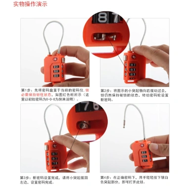 Khóa Nhựa TSA Hải Quan Mật Khẩu LOGO Dây Kéo Du Lịch - Giá 33.000₫ giảm 41.250₫ 7