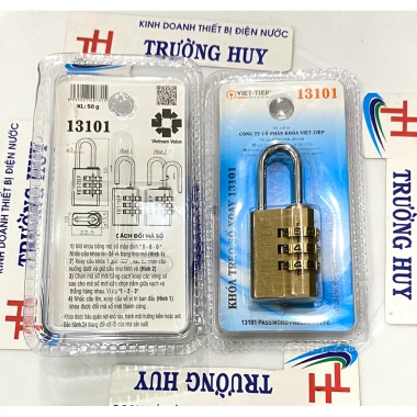 Khóa số 3 hàng hợp kim đồng 2cm nhỏ chính hãng Việt Tiệp - Dùng cho vali, túi xách, giảm giá 23%