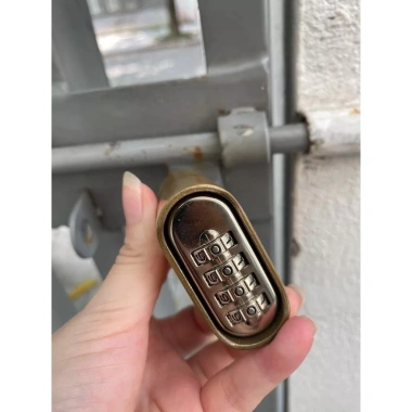 Khoá số 4 mã mật mã hợp kim kẽm 50mm chống cắt chống gỉ 120.000 VND