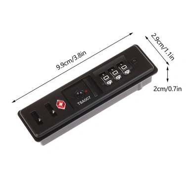 Khoá số âm TSA007 99x29 - Bảo mật cao, độ bền vượt trội, giá chỉ 99.000 VND giảm từ 119.790 VND