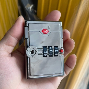Khóa số thay thế cho Vali khung nhôm khóa sập - Giá 39.000 VNĐ an toàn lắp nhanh 2
