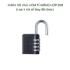 Khóa số vali, hòm tủ hợp kim 4 mã số có thể thay đổi - Bảo mật cao, bền bỉ 5