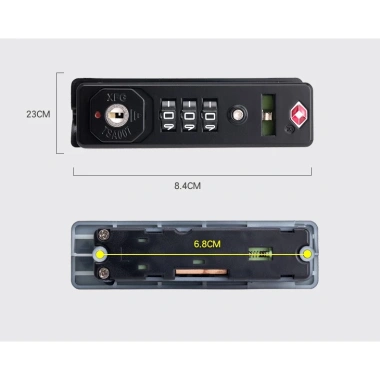 Khóa số vali khung nhôm cao cấp 1 chốt TSA - Giá chỉ 200.000đ, giảm tới 42.000đ