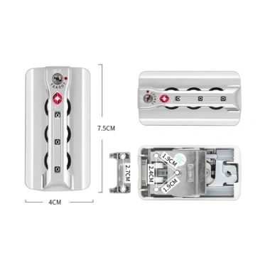 Khoá số vali khung nhôm KS003 bảo mật cao lắp nhanh giá chỉ 42.000 VND