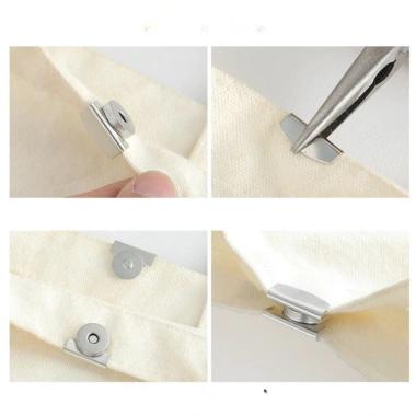 Khóa từ tính chống trộm cho túi xách và túi da - Khóa ẩn, may vá đơn giản, công cụ tiện lợi, giá 25.300 VND