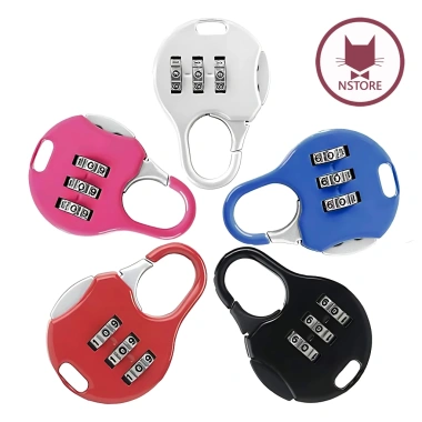 Khóa Vali Mini 4 Chữ Số An Toàn Cho Balo, Vali, Hành Lý - Giá 20k (Giảm 5k)