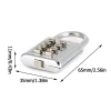 Khoá vali số tiện lợi hợp kim không rỉ, mật khẩu cố định - Giá chỉ 29.500 VND (giá gốc 35.990 VND) 2