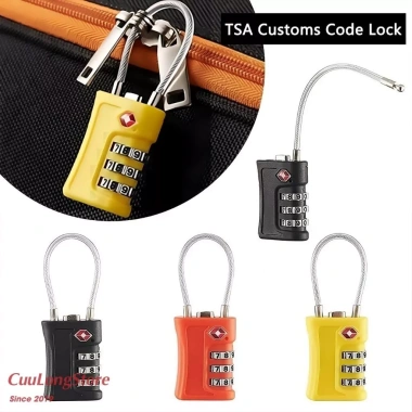 Khoá Vali TSA Mã Số, Mật Khẩu Bảo Mật, Chống Trộm, Dây Túi Xách Du Lịch - 95k