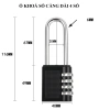 Khóa vali, tủ, két mã số tiện dụng - Bảo mật cao, Giá chỉ 33.000đ 5