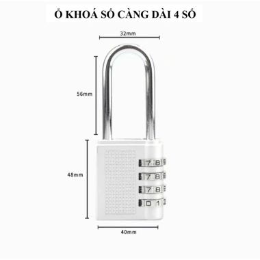 Khóa vali, tủ, két mã số tiện dụng - Bảo mật cao, Giá chỉ 33.000đ 6