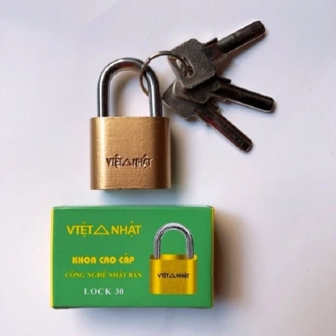 Khoá Việt Nhật 30mm - Siêu bền, chống rỉ, giá chỉ 23.000đ (giảm từ 28.750đ)