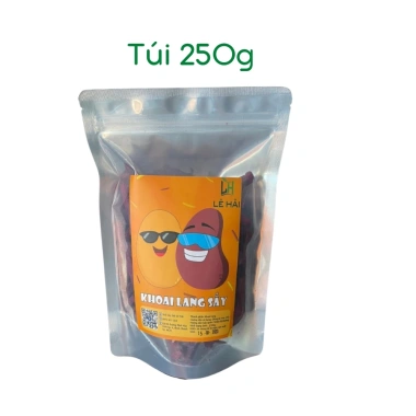 Khoai lang tím sấy giòn 500g Lê Hải - Ngon tự nhiên, giòn ngọt, xuất khẩu, giá chỉ 55.000₫