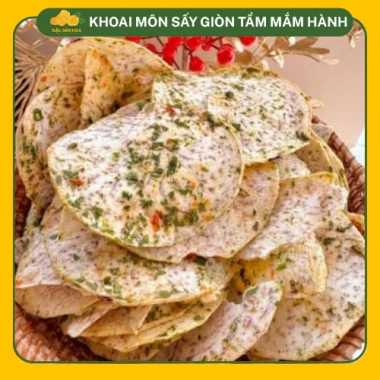 Khoai môn lát sấy satế hành giòn cay, ăn vặt, ít dầu, giảm giá 20% gói 250g/500g 5 Khoai môn lát sấy satế hành giòn cay, ăn vặt, ít dầu, giảm giá 20% gói 250g/500g 5