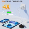 Khối sạc du lịch đa cổng 35W Type-C USB-A EU Dual PD 3.0 QC, 4 cổng, hỗ trợ iPhone 17/16/15, giá 111.100₫ 4