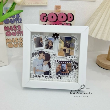 Khung Ảnh 3D Handmade Tặng Bạn Trai, Người Yêu – Sinh Nhật, Valentine – 89.000 VND