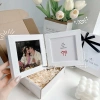 Khung ảnh gấp đôi 10x10cm - Quà Valentine cho người yêu, hộp rơm sang trọng, chỉ 99.000đ 10