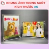 Khung ảnh Mica trong suốt đa kích thước A6-A3 - Khung bằng khen, chân ốc Inox, giảm còn 45.000₫ 9