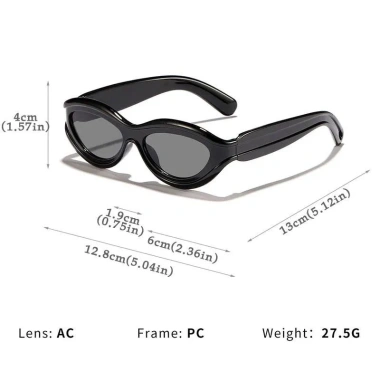 Khung Hình Elip Thời Trang Kính Mát Trẻ Em Màu Kẹo - Chống UV, Du Lịch, Dạo Phố - 44.370 VND