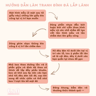 Khung tranh đá pha lê có đèn 23x28cm handmade – Quà Valentine, 8/3 tặng người yêu Erashop