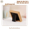 Khung tranh trái tim in vân tay và hoa khô, quà lễ kỷ niệm giảm còn 118.500₫ 5