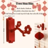 Khung Treo Trang Trí Cửa Dán Tường Giả Nhung Đỏ - Tết Đèn Lồng, Chữ Hỷ, Giá 16.000₫ 10