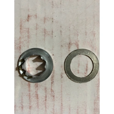 Khuy bạt khoen ore + long đen, đóng bạt 2,5cm lỗ 1,6cm - Giảm giá sốc 27.000₫ 6