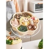 Khuyến mãi Khay đựng đồ ăn lẩu 7 ngăn, đế xoay 360 độ - Giá chỉ 109.000đ