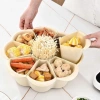 Khuyến mãi Khay đựng đồ ăn lẩu 7 ngăn, đế xoay 360 độ - Giá chỉ 109.000đ 4
