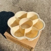 Khuyến mãi Khay đựng đồ ăn lẩu 7 ngăn, đế xoay 360 độ - Giá chỉ 109.000đ 5