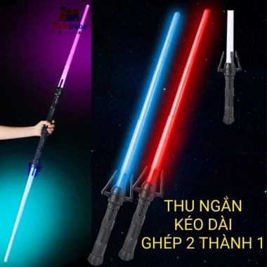 Kiếm Ánh Sáng Thu Gọn - Đồ Chơi Cosplay Hóa Trang Trẻ Em, Đèn LED, Giá 69.999₫
