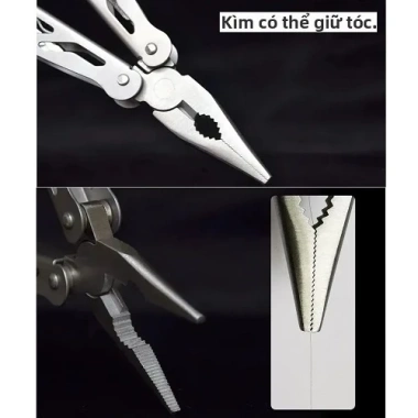 Kìm Gấp Đa Năng 9 Đầu Thép Không Gỉ 16x11cm - Gọn Bỏ Túi 11x5cm, Dụng Cụ Sinh Tồn Cắm Trại Dã Ngoại 3 Kìm Gấp Đa Năng 9 Đầu Thép Không Gỉ 16x11cm - Gọn Bỏ Túi 11x5cm, Dụng Cụ Sinh Tồn Cắm Trại Dã Ngoại 3