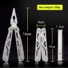 Kìm Gấp Đa Năng 9 Đầu Thép Không Gỉ 16x11cm - Gọn Bỏ Túi 11x5cm, Dụng Cụ Sinh Tồn Cắm Trại Dã Ngoại 9