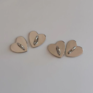 Kim Loại Flatback Trái Tim Dính Móc - Phụ Kiện Trang Sức Vàng Bạc, Vỏ Điện Thoại Quyến Rũ, Kết Nối Khóa - Giá 30.800 VND 8 Kim Loại Flatback Trái Tim Dính Móc - Phụ Kiện Trang Sức Vàng Bạc, Vỏ Điện Thoại Quyến Rũ, Kết Nối Khóa - Giá 30.800 VND 8