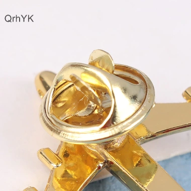 Kim Loại Huy Hiệu - Máy Bay Thổ Cẩm Pin Hợp Kim - Khóa Trang Sức 54.010₫