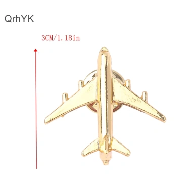 Kim Loại Huy Hiệu - Máy Bay Thổ Cẩm Pin Hợp Kim - Khóa Trang Sức 54.010₫