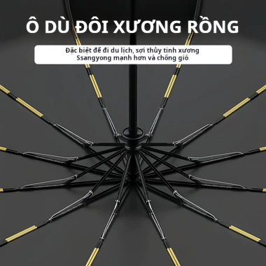 KingBrella Ô Dù Tự Động Gấp Gọn 24 Nan Đôi - Chống Bão, Che Mưa Nắng, Lớp UV, 142.100 VND 4 KingBrella Ô Dù Tự Động Gấp Gọn 24 Nan Đôi - Chống Bão, Che Mưa Nắng, Lớp UV, 142.100 VND 4