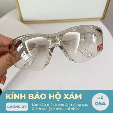 Kính bảo hộ ABICA 054 không độ nam nữ - Chống khói bụi, giọt bắn, côn trùng 9