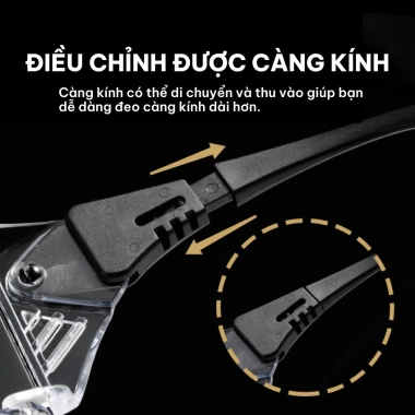 Kính chắn bụi BESTPOOL EYEWEAR KC1.624 nhựa cao cấp, thiết kế thời trang, an toàn, chỉ 69.900₫ 5
