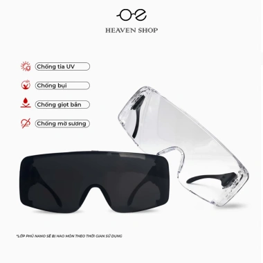 Kính Chống Bụi, Mưa, UV Heaven Shop - Chính Hãng, Giá 79.000đ, Bảo Vệ Khi Đi Đường 2