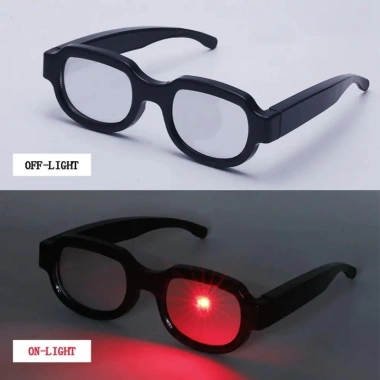 Kính Conan LED Dạ Quang Ngộ Nghĩnh Hiệu Suất Cao, Cosplay KTV, Trang Trí Tiệc, Quà Tặng 7