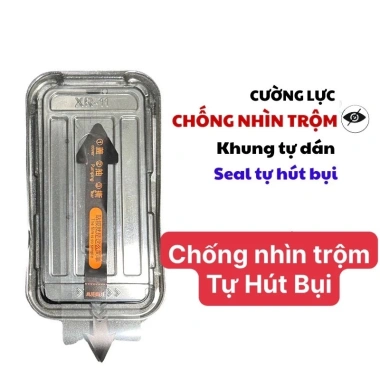 Kính Cường Lực Baikô iPhone X‑XS Max‑11‑17/Pro/Plus – Chống Nhìn Trộm, Tự Dán, 8.900đ