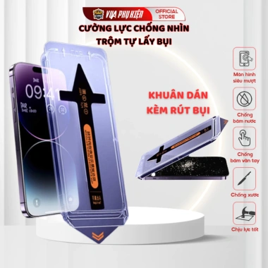 Kính Cường Lực ip KTMstore tự hút bụi, chống nhìn trộm, bảo vệ màng loa Promax 17-15 - 53.411 VND 2
