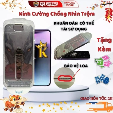 Kính Cường Lực ip KTMstore tự hút bụi, chống nhìn trộm, bảo vệ màng loa Promax 17-15 - 53.411 VND 9