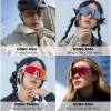 Kính đi đêm đổi màu MKTRENDY - Chống UV, chống bụi, bảo vệ mắt cho xe, chạy bộ 7