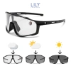 Kính mắt đổi màu LILYEYEWEAR UV400 chống bụi bảo vệ mắt đi đường thể thao 117G 2