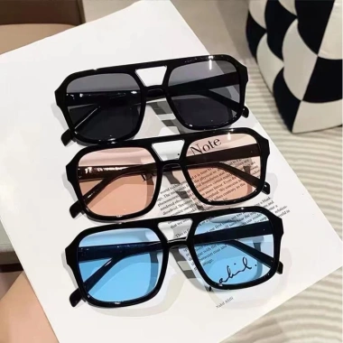 Kính mát du lịch gọng vuông K50 chống UV400 thời trang nam nữ - Giá chỉ 15,000 VND