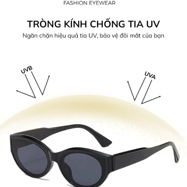 Kính mát ELASHION E145 mắt mèo thời thượng 2.025 - UV400, nam nữ, giảm giá 20%