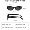 Kính mát gập ELASHION E157 - Kính râm gọn nhẹ, thời trang cá tính, bảo vệ UV, còn 225.000 9