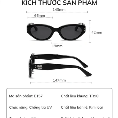 Kính mát gập ELASHION E157 - Kính râm gọn nhẹ, thời trang cá tính, bảo vệ UV, còn 225.000 9 Kính mát gập ELASHION E157 - Kính râm gọn nhẹ, thời trang cá tính, bảo vệ UV, còn 225.000 9