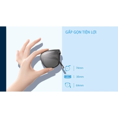 Kính mát gấp gọn TINA K288 nam nữ, chống UV, bỏ túi tiện lợi 30.900₫ 8